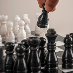 Chess Mermer Satranç Takımı M