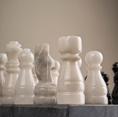 Chess Mermer Satranç Takımı M