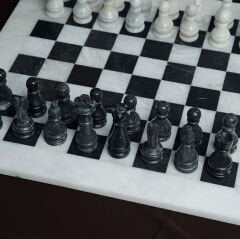 Chess Mermer Satranç Takımı M