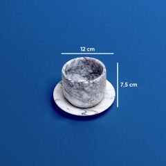 Tazza Mermer Fincan Takımı
