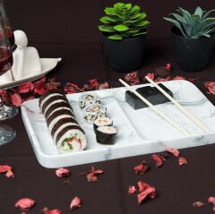 Atarashi Mermer Suşi Tabağı