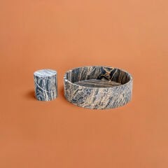 Profondo Ayaklı Mermer Kase