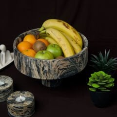 Profondo Ayaklı Mermer Kase