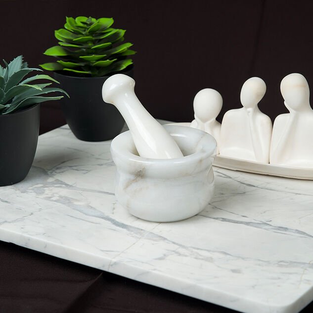 Mermer Havan Afyon White