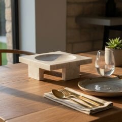 Ayaklı Mermer Sunum Standı