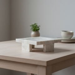 Ayaklı Mermer Sunum Standı