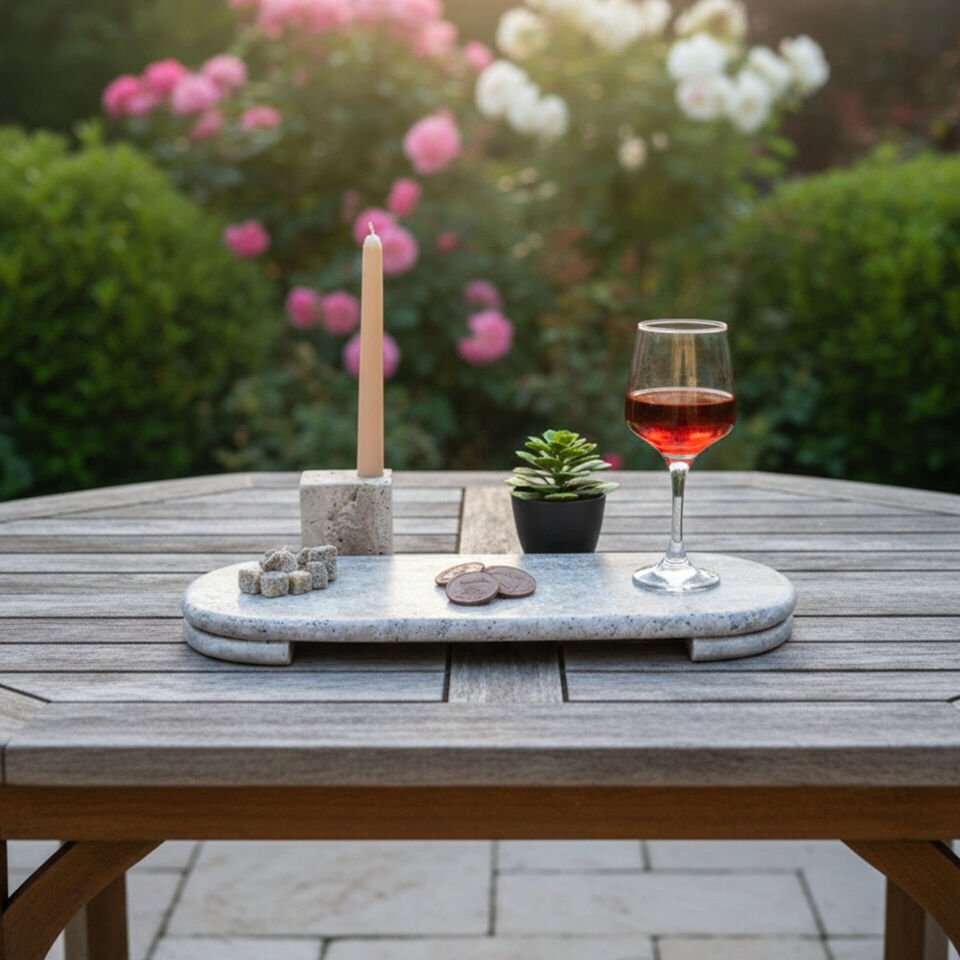 Mermer Sunumluk Standı