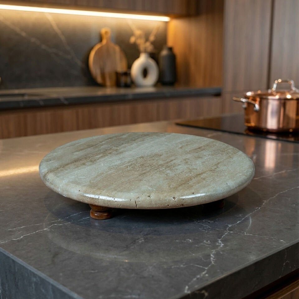 Aura Ahşap Ayaklı Sunumluk