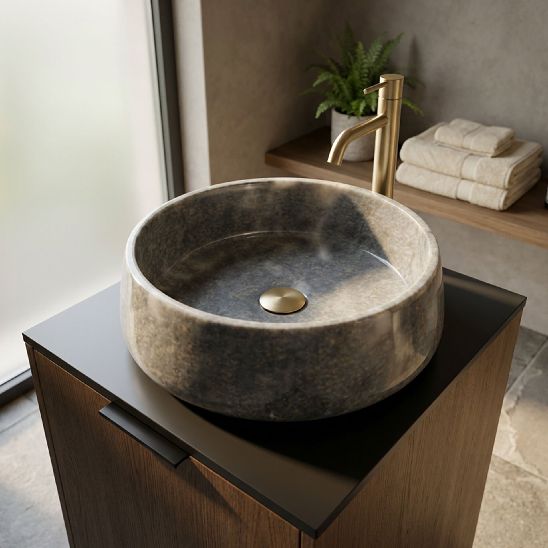 Athena Mermer Çanak Lavabo