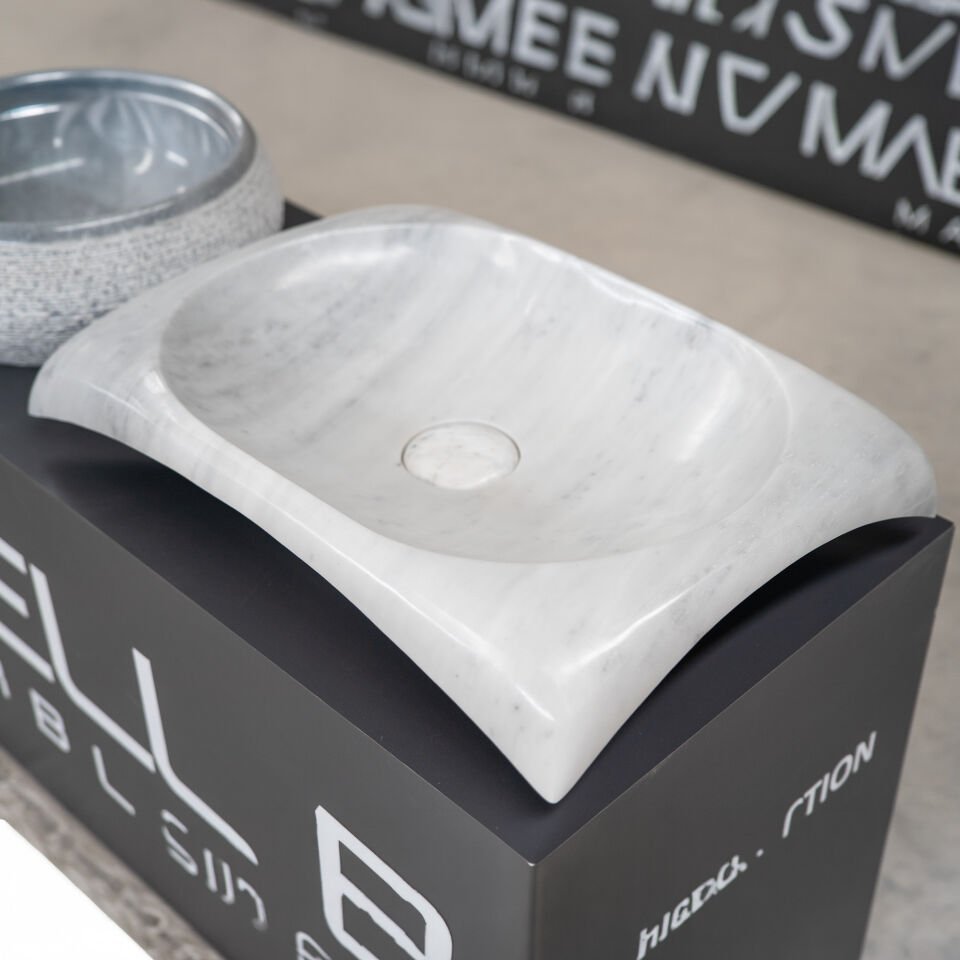 Mono Mermer Blok Lavabo