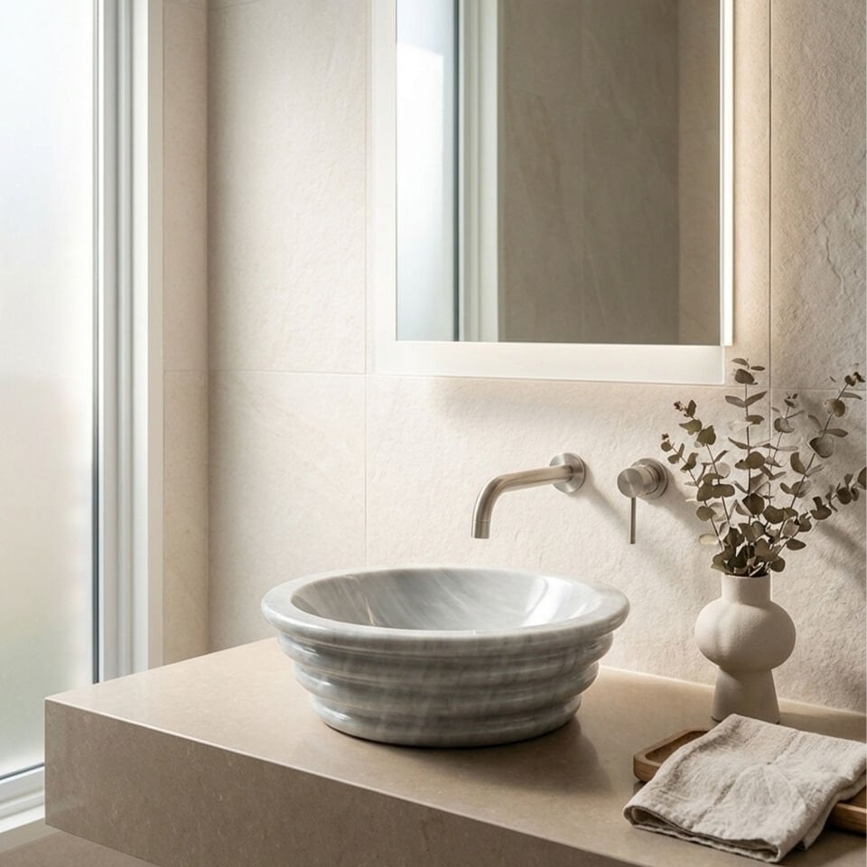 Icon Mermer Çanak Lavabo