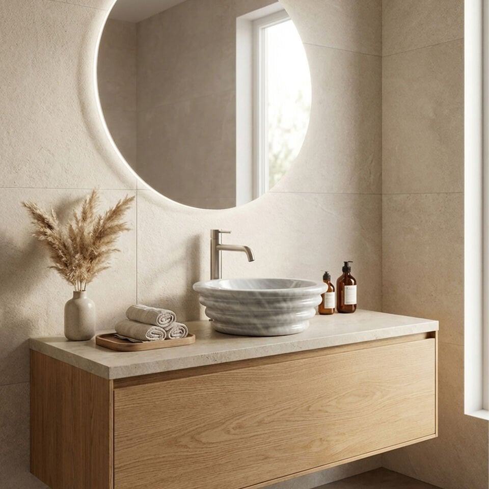 Icon Mermer Çanak Lavabo