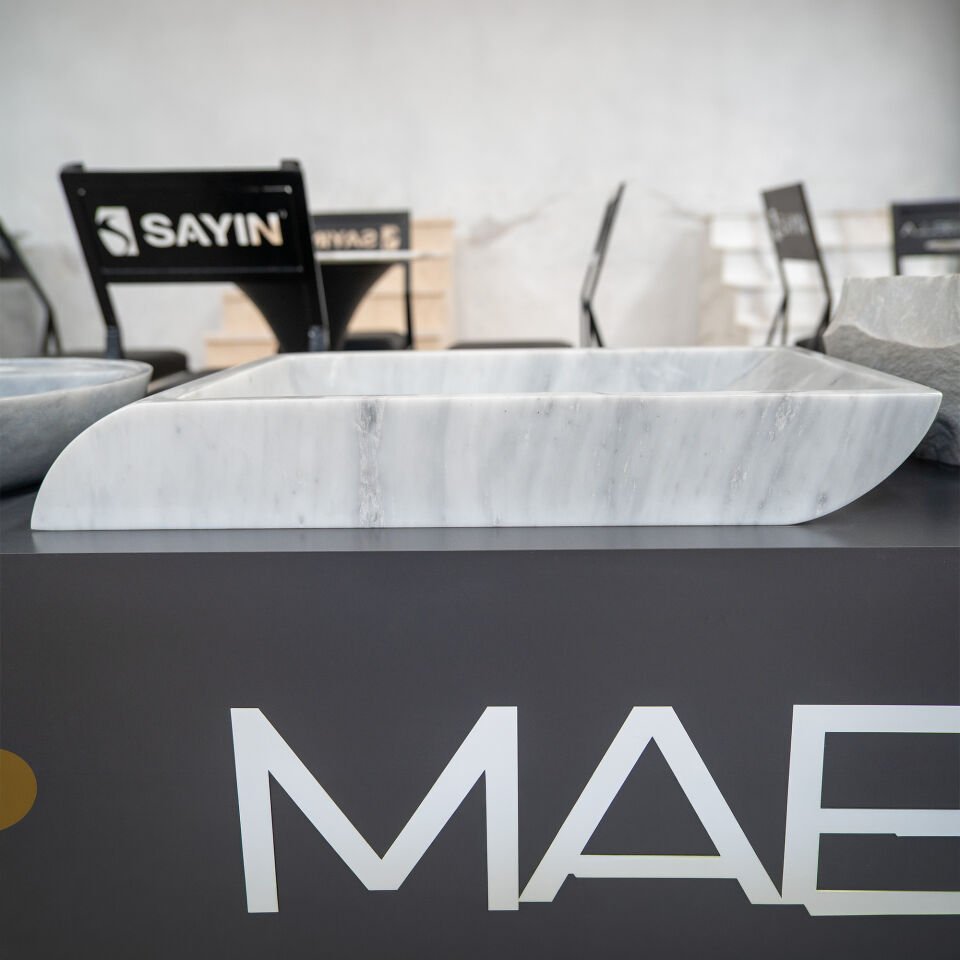 Flow Mermer Blok Lavabo