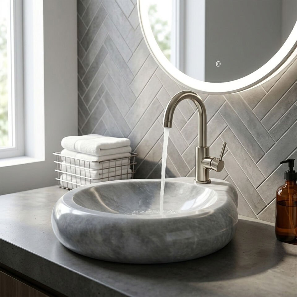 ERA Mermer Çanak Lavabo