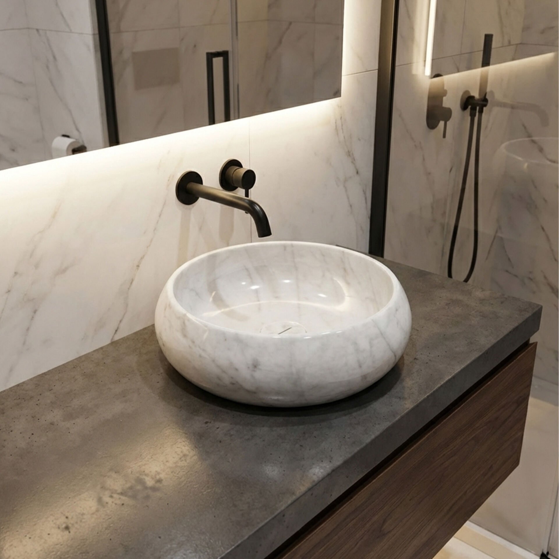 Elite Mermer Çanak Lavabo