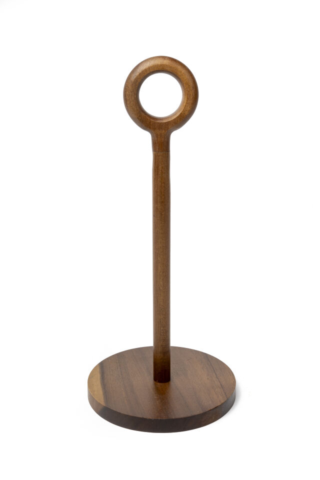 Acacia Akasya Halka Detaylı Kağıt Havlu Standı (33 cm)