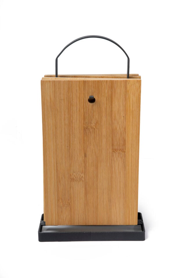 Natura Metal Standlı Kesme Tahtası Seti (22x14 cm)