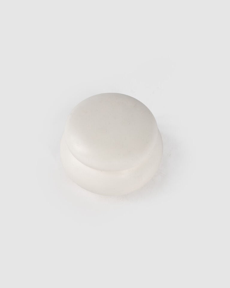 Sotto Seramik Kapaklı Mücevher ve Pamukluk Kutusu Ekru (6x4 cm)