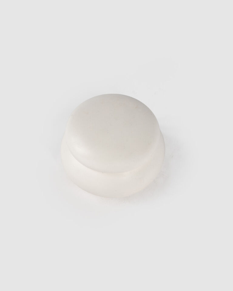 Sotto Seramik Kapaklı Mücevher ve Pamukluk Kutusu Ekru (6x4 cm)