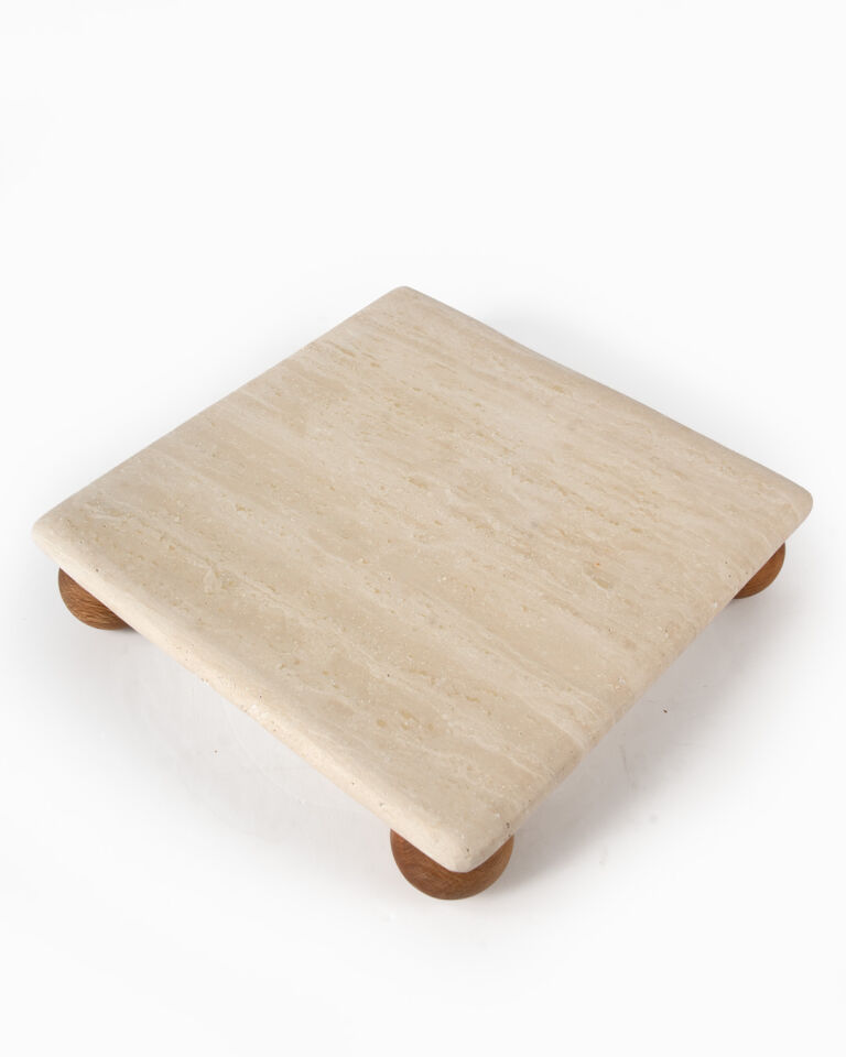 Royal Traverten Kare sunum standı (30x30 cm)